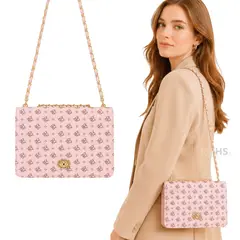 OEM - Cartera Elegante Para Mujer Con Correa De Cadena Y Diseño Rosado