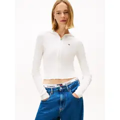 TOMMY HILFIGER - SWEATER TJW ESSENTIAL ZIPPER HOOD CARD