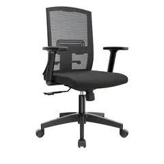 OFIDEAS - Silla Ergonómica Monk Syncro Gerente Nylon Negro