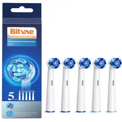 GENERICO - Bitvae - Set 5 Cabezales de Repuesto Bitvae R2 Compatibles con Oral-B Braun