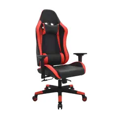 ALTHEA CONFORT - Silla Gamer Leaf Negro/Rojo