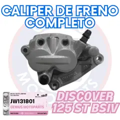 BAJAJ - CALIPER DE FRENO COMPLETO DISCOVER 125 ST BSIV