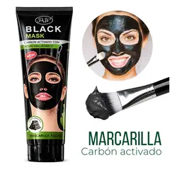 OEM - Mascarilla Facial De Carbón Activado Con Ácido Hialurónico