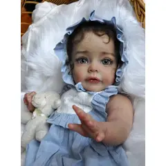 GENERICO - Muñeca Reborn Realista Sammy 60 cm con Accesorios