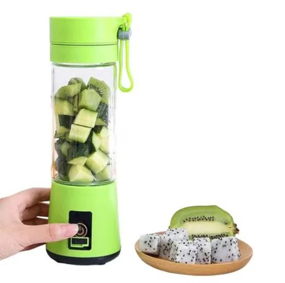 Mini Vaso Licuadora Portátil Usb Recargable 6asp verde