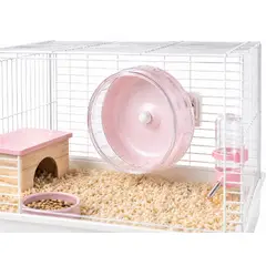 GENERICO - Rueda De Acrílico Silenciosa Para Hámster Marca Carno Color Rosado De 14cm De Diámetro