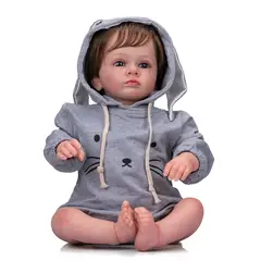GENERICO - Muñeca Pierre Reborn NPK 55 cm con Accesorios