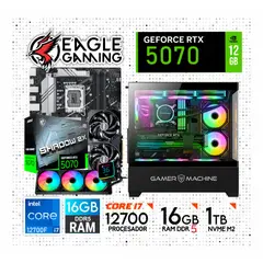 INTEL - Computadora PC Gamer Core i7 12700 RAM 16GB SSD 1TB GRAFICA RTX 5070 12GB(14va Generación)