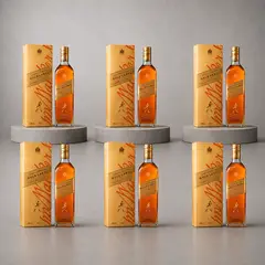 JOHNNIE WALKER - 6 UND - Gold Label Reserve Whisky Botella 750ml con Caja