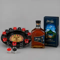 FLOR DE CAÑA - Pack Ruleta + Ron 12 años 750ml