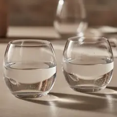 BOHEMIA CRYSTAL - Peony Glass 290ml Bohemia Cristal Tumbler- Set x 6 vasos