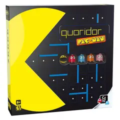 GIGAMIC - Quoridor PAC-MAN Juego de Mesa Pacman para 2 a 5 jugadores
