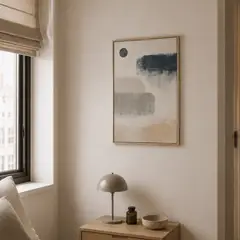 LAR DANIELSEN - Cuadro abstracto - Azure Mist 55 x 75 cm