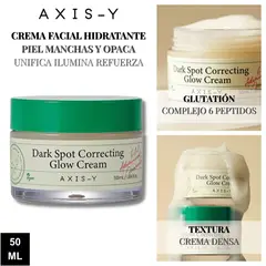 AXIS Y - Crema Facial Hidratante Piel Manchas y Opaca - Dark Spot Correcting Glow cream 50ml