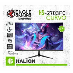 HALION - MONITOR CURVO 144HZ 27 " VA FHD HS2703FC
