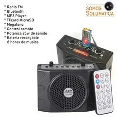 SEISA - Amplificador De Voz Portátil - - Fm Mp3 Bluetooth - Rosado