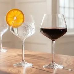 BOHEMIA CRYSTAL - Giselle Burgundy G 580ml - Set x 6 copas