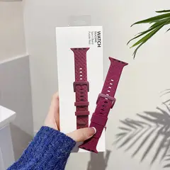 GENERICO - Correa Apple Watch Vino Tinto 42444549