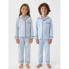 GENERICO - Pijama Niño 100% algodón Pima extra suave - T6