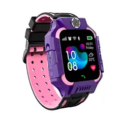 GENERICO - SMARTWATCH RASTREADOR CHIP SIM PARA NIÑOS MORADO