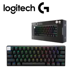 LOGITECH - Teclado Pro X 60 Lightspeed ,65 HRS, Bluetooth Óptico RGB, Negro - 920-011902