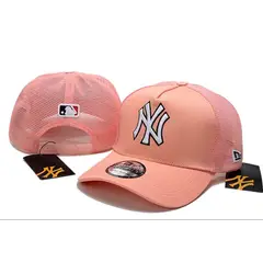 GENERICO - Gorra New Era Yankees - New York Nueva Camionero - NY Baseball Trucker Salmon