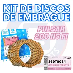 BAJAJ - KIT DE DISCOS DE EMBRAGUE PULSAR 200 NS FI