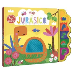 LEXUS - Libro infantil con Sonidos y texturas, sensorial Viaje Jurásico