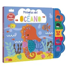 LEXUS - Libro infantil con Sonidos y texturas, sensorial Melodías del Océano