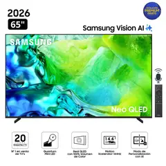 SAMSUNG - Televisor 65" Neo QLED 65QN80H Visión AI Smart TV - Nuevo 2026