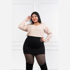 HERANNA - Blusa para mujer manga larga
