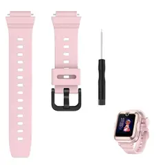 GENERICO - CORREA DE SILICONA PARA HUAWEI WATCH KIDS 4 PRO ROSA