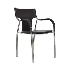 ALTHEA CONFORT - Silla De Visita Fija Soft I Negro