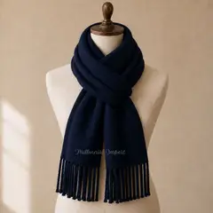 GENERICO - Pashmina Diseño Moderno Abrigador Bufanda 185cm x 72cm Gris