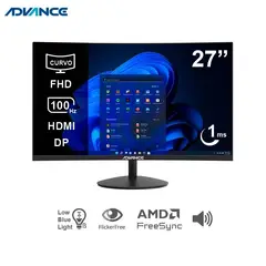 ADVANCE - Monitor ADV-2751S, 27 Curvo FHD VA, 100Hz, 1ms, Parlante