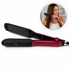 GENERICO - Plancha de Pelo NHS-870 Alisador Profesional para Cabello Cerámica 220°C - Ocre - M