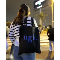NATTY BAGS - Tote bag - frase ugh