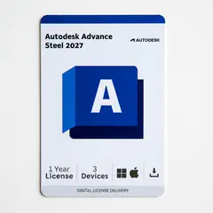 GENERICO - Autodesk Advance Steel 2027 EDU - Clave de Activación Física 12 Meses