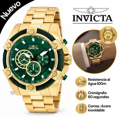 INVICTA - Reloj Bolt 25517 Hombre Acero Dorado