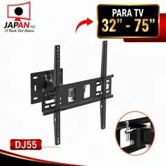 JAPANTEC EL RACK DEL FUTURO - Soporte TV Inclinable Reforzado 32 a 75 Pulgadas VESA Universal JD55