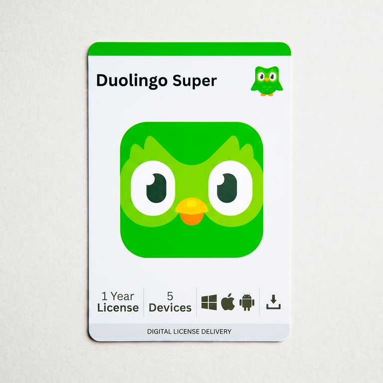 Duolingo Super EDU - Acceso Digital 12 Meses