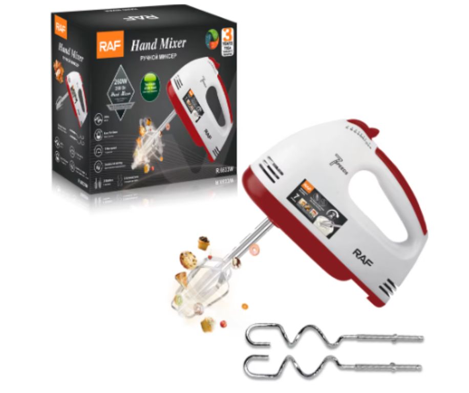 Batidora de Mano Eléctrica 7 velocidades Raf 6633