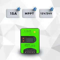 GENERICO - CONTROLADOR SOLAR MPPT LDSOLAR 15A