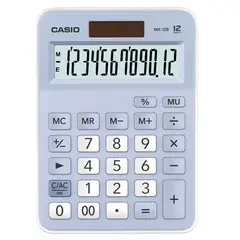 CASIO - Calculadora De Escritorio Mx-12B-Lb Celeste