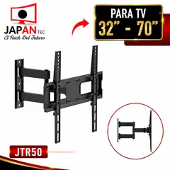 JAPANTEC EL RACK DEL FUTURO - JAPANTEC Soporte TV Articulado JTR50 37 a 70 Doble Brazo Acero Reforzado