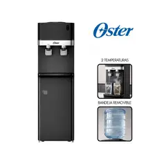 OSTER - Dispensador De Agua OS-PWDA5502B Refrigerado, Agua Fría y Caliente