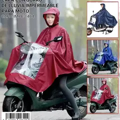 GENERICO - Ponchos ciclo Motorizado impermeable protector de lluvias