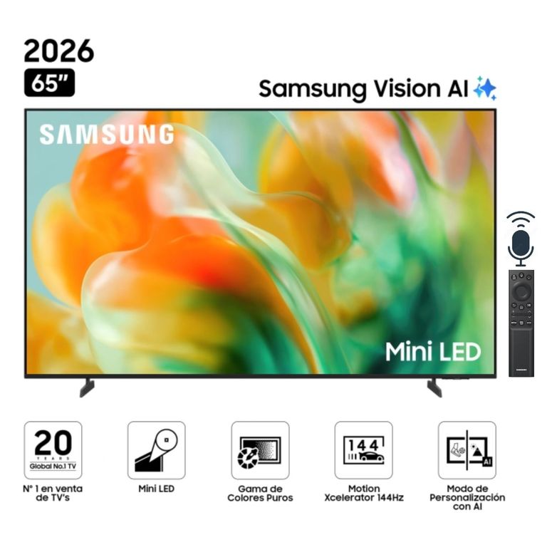 Televisor 65" Mini LED 65M80H Vision AI Smart TV - Nuevo 2026