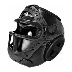 GENERICO - Casco de Boxeo y Artes Marciales con Protector Facial Desmontable Talla M