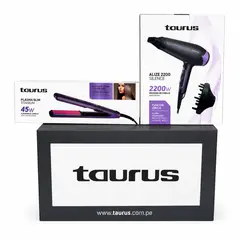 Taurus - Combo Secadora de Cabello Alize 2200 + Alisadora Plasma Slim
